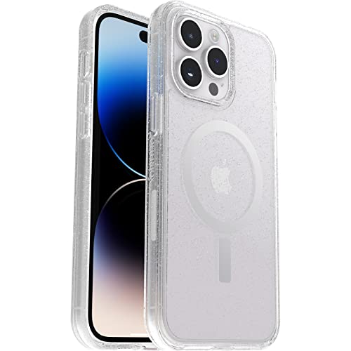 OtterBox Symmetry+ – iPhone 14 Pro Max – MagSafe, stoßfest, sturzsicher – Transparent Stardust: Nur 8,60€ statt 28,71€