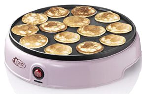 Bestron Poffertjes Maker im Retro Design, Mini Pfannkuchen Automat, 800 W, Rosa – Prime Angebot: 17,69€ (Ersparnis: 13,29€)