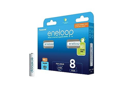 Panasonic eneloop AAA/Micro, 8er-Pack – Amazon: 19,78€ statt 22,52€ – Spare beim Kauf von umweltfreundlichen Akkus