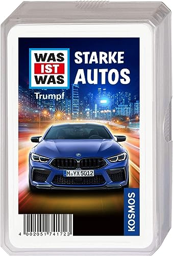KOSMOS WAS IST WAS Starke Autos Quartett – Trumpfspiel Ab 8 Jahre für nur 2,39€ (statt 2,99€)