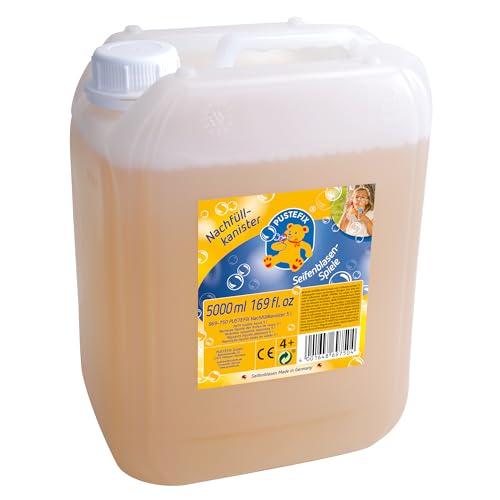 PUSTEFIX Nachfüllkanister I 5 l Seifenblasenflüssigkeit , Prime – Nur 13,58€ statt 21,97€