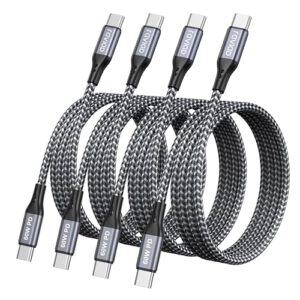 Prime Deal: 4x RAVIAD USB-C zu USB-C Kabel, 60W, PD 3.0 [4 Längen: 0,5m + 1m + 2m + 3m] – Spare 2,75€ im Vergleich zum alten Preis!