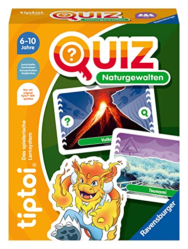 Ravensburger tiptoi Quiz Naturgewalt & Dinosaurier für nur 3,99€ – Spare 8€!