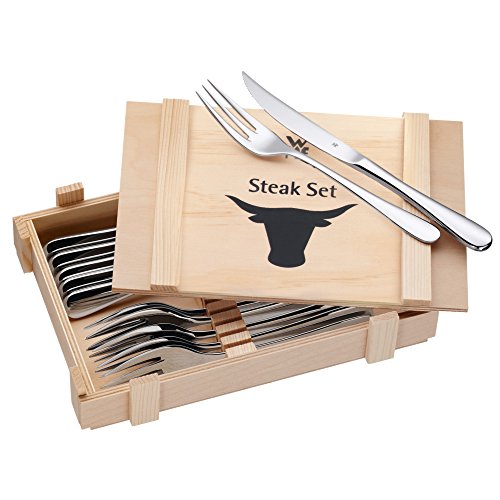 WMF Steakbesteck 12-teilig: Hochwertiges Set für Steakliebhaber zum Spitzenpreis! (29,69€ – 25,99€)