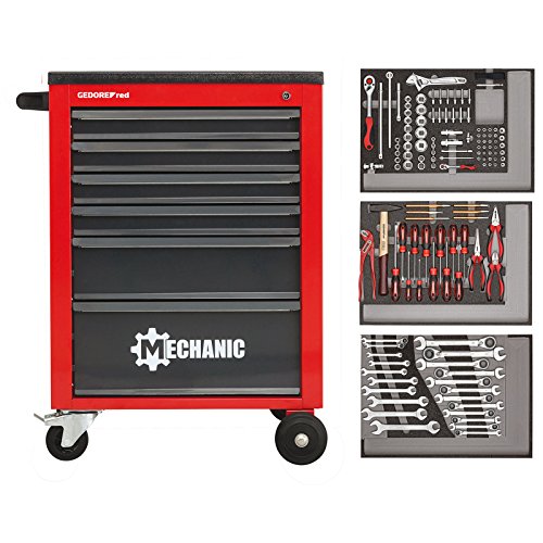 Gedore red Werkzeugwagen 129-teilig – Top Angebot: Spare 279,01€!