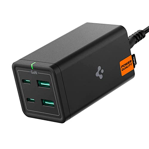 Spigen 120W USB C Ladegerät, 4-Port PD QC GaN Ladestation – Deal bei Amazon