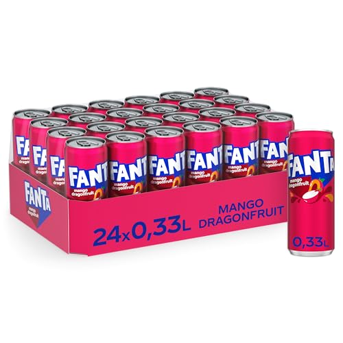 Amazon Deal: 24x330ml Fanta Mango & Dragonfruit für nur 16,49€ (statt 22,98€)