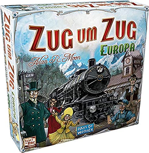 Zug um Zug – Europa (Ticket to Ride) Brettspiel BGG 7.5 (Prime) – Jetzt nur 23,99€ statt 35,12€
