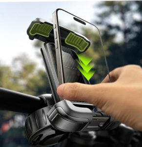 LISEN Handyhalterung Fahrrad Knöpfe Design 360° – Nur 11,19€ statt 39,99€