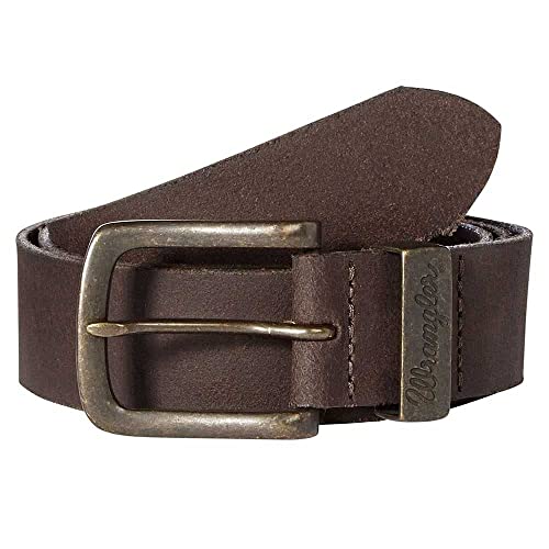 Wrangler Herren Metal Loop Gürtel in Braun oder Cognac aus Leder 85 cm – Deal: 14,98€ statt 22,98€