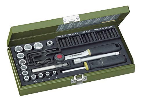 Proxxon 23070 Steckschlüssel- und Schraubersatz 1/4″ 6,3mm – Deal 31,88€ (ehem. 36,28€)