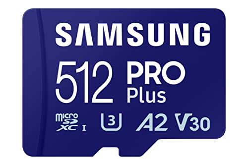 Samsung PRO Plus microSD-Karte + SD-Adapter, 512 GB 180L/130S MB – Top Angebot mit 6% Ersparnis!