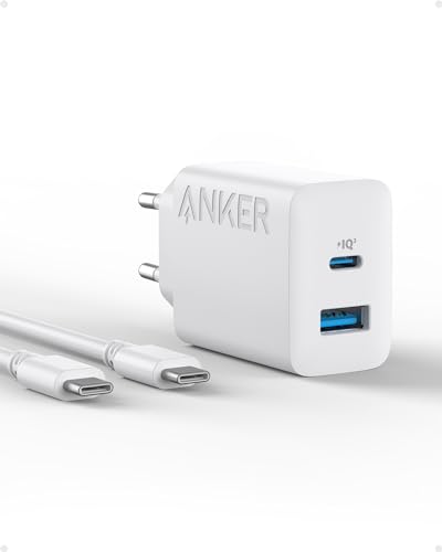 Anker 20W USB C Ladegerät, USB-Schnellladenetzteil, (mit 150cm USB-C Kabel) – Prime: Nur 13,99€ statt 23,99€ – Spare 42%