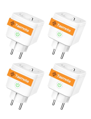 39,99€ statt 66,99€: 4x WLAN-Smart-Steckdose mit Tasmota, Strommessung und ESP8266 – Dein Smart Home Upgrade!