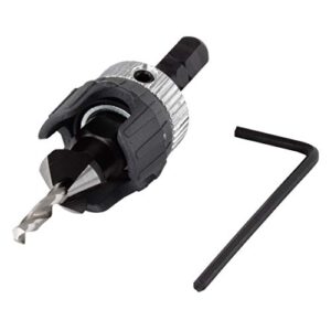 wolfcraft Vorbohrer mit Senker und Tiefenstopp I 2544000 für Senkkopfschrauben Ø 3,2–12mm nur 7,97€ – Spare 5,49€!