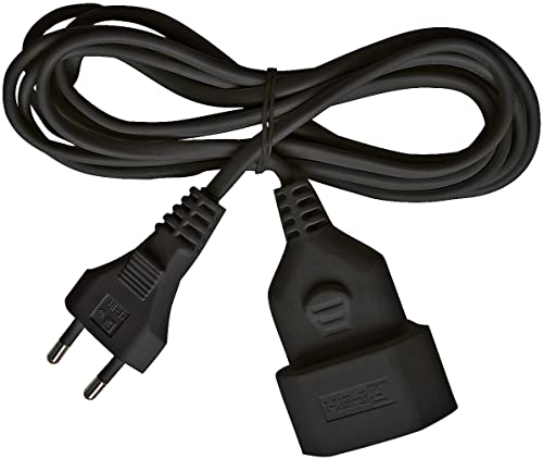 Brennenstuhl Kunstoff-Verlängerungskabel (Verlängerungskabel für den Innenbereich, 3m Kabel, mit Euro-Stecker und Kupplung) nur 3,99€ – Spare 1,50€!