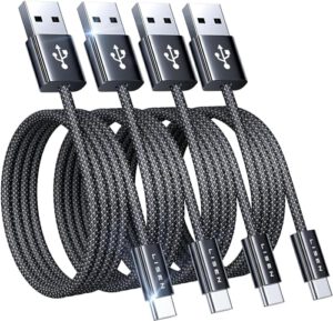 Lisen USB-A- auf USB-C-Kabel Set – 4er Pack (0,5m/1m/2x2m) zum Spitzenpreis!