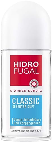 Hidrofugal Classic Roll-on (50 ml) nur 2,25€ statt 3,55€ – Starkes Anti-Transpirant mit dezentem Duft