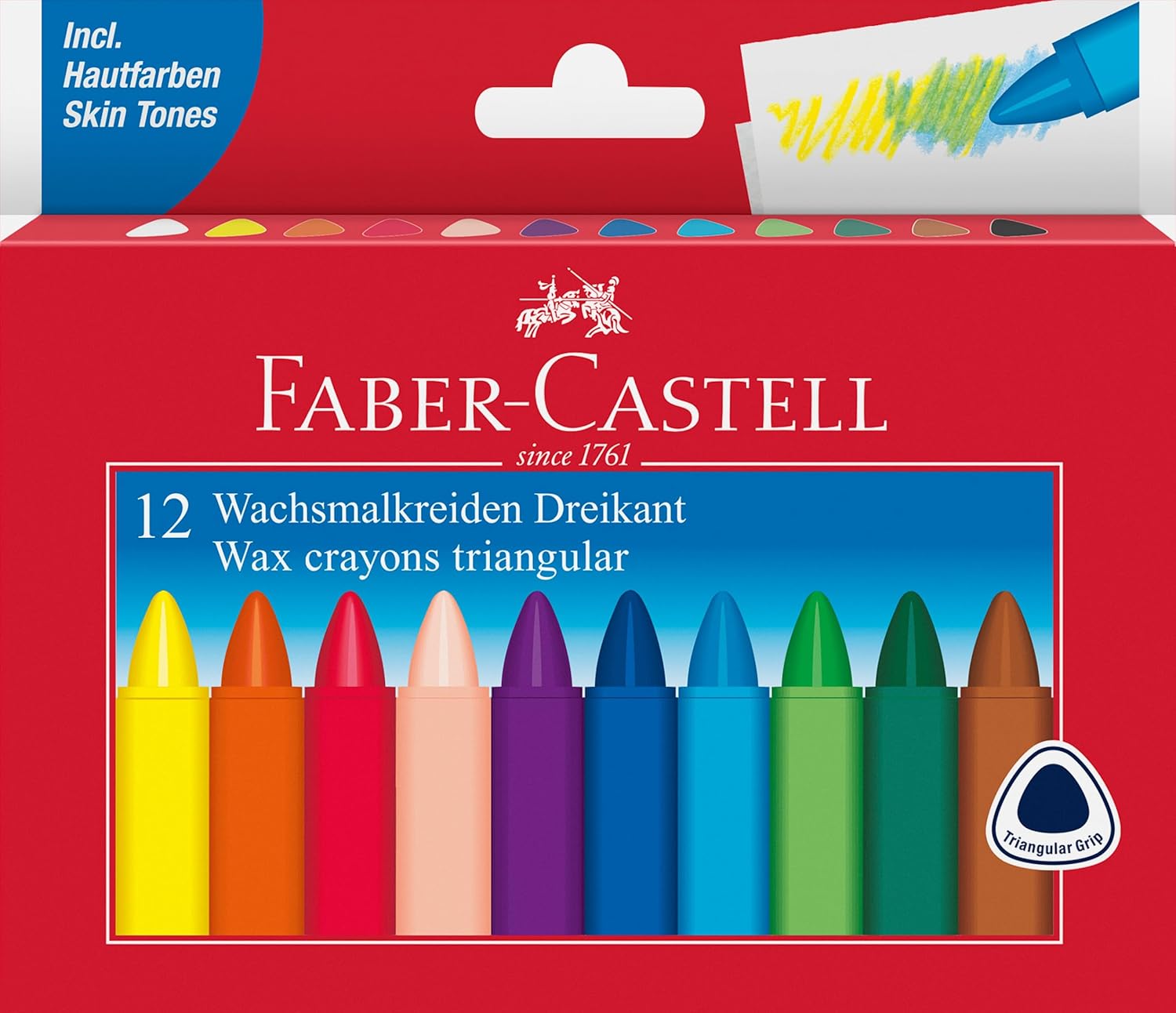 Faber-Castell Wachsmalkreiden im Dreikant-Design – 41% sparen!