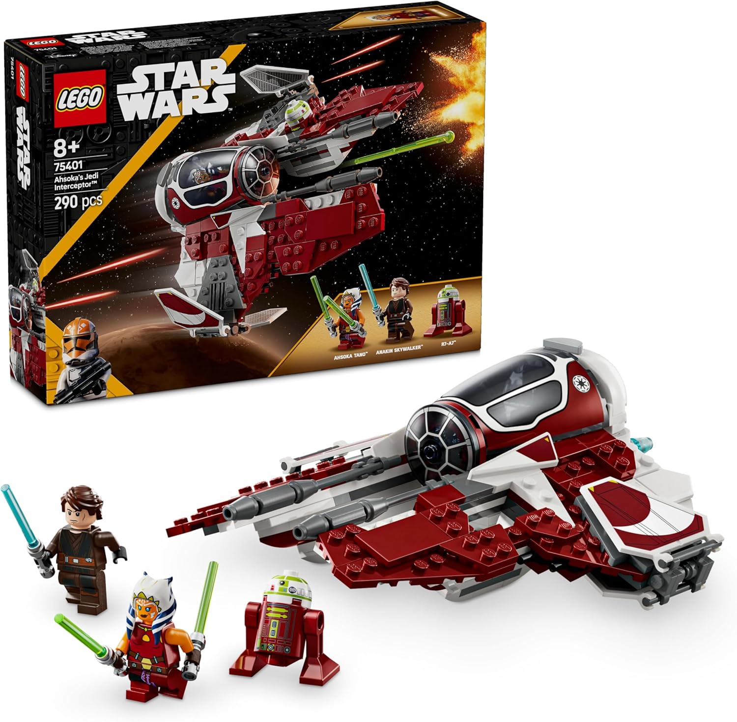 LEGO Star Wars Ahsokas Jedi Interceptor Deal – Jetzt 36% sparen!