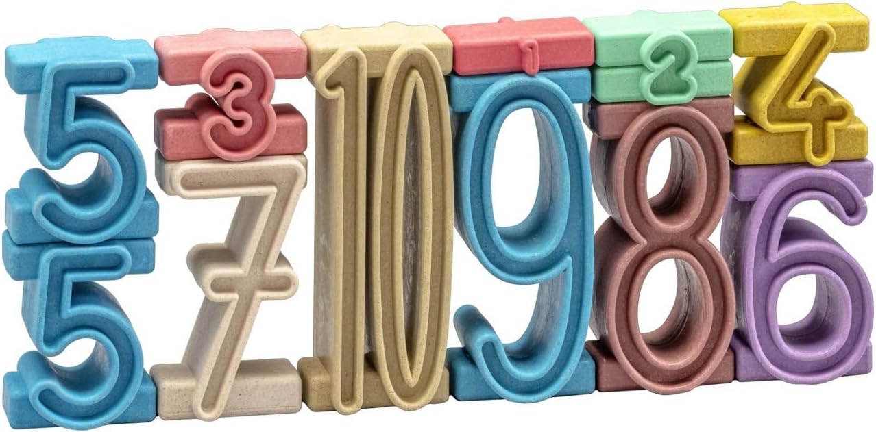 Wissner Stapelzahlen aus RE-Wood – Nachhaltiges Lernspiel für Kinder zum Superpreis