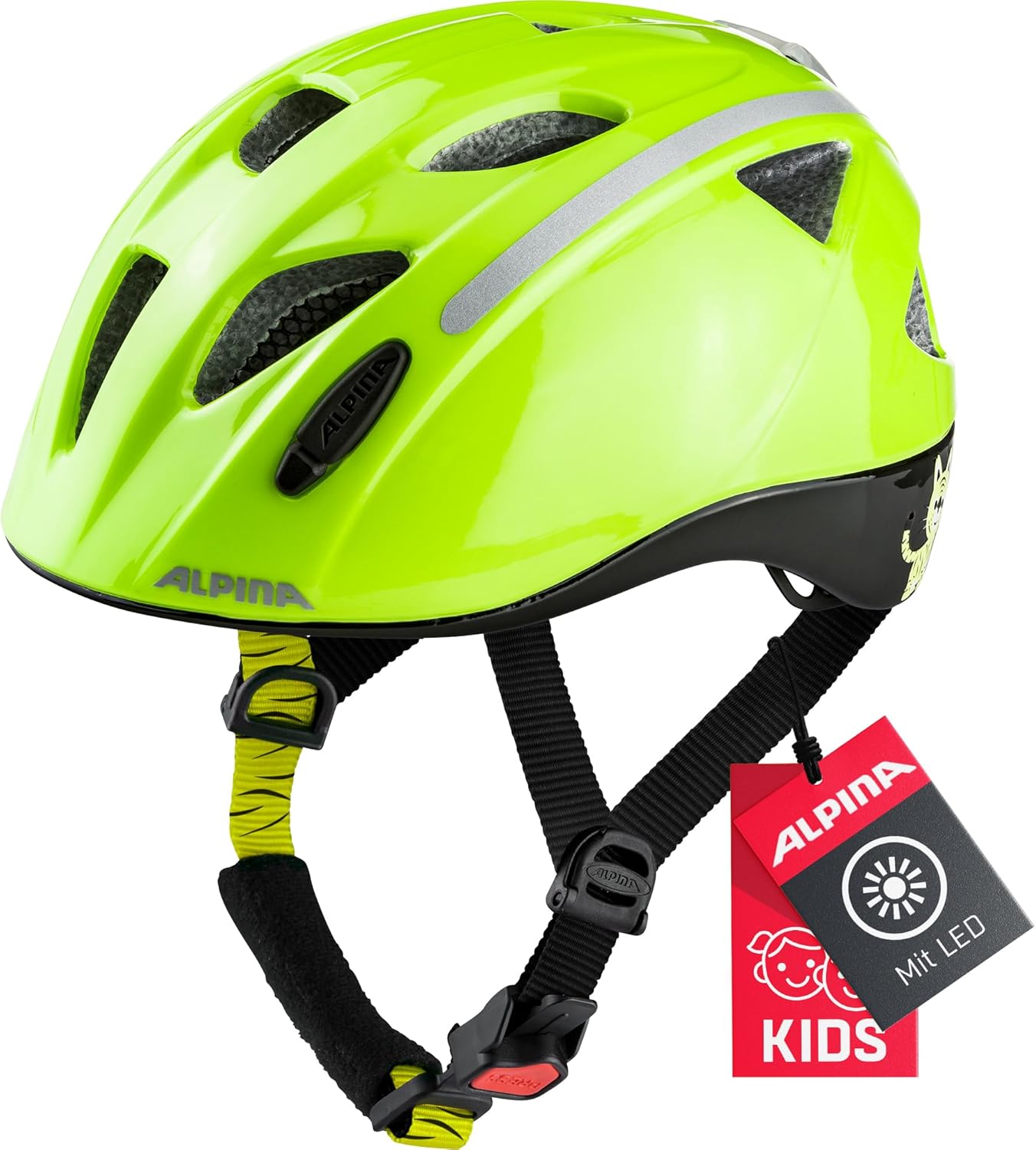 ALPINA XIMO Flash Fahrradhelm für Kinder – Leicht, sicher & mit LED-Licht