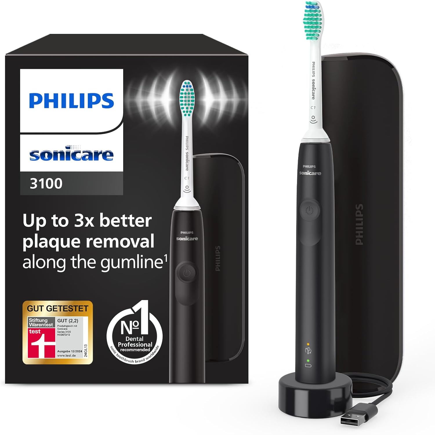 Philips Sonicare 3100 Deal: Schallzahnbürste mit Reiseetui & Ladegerät