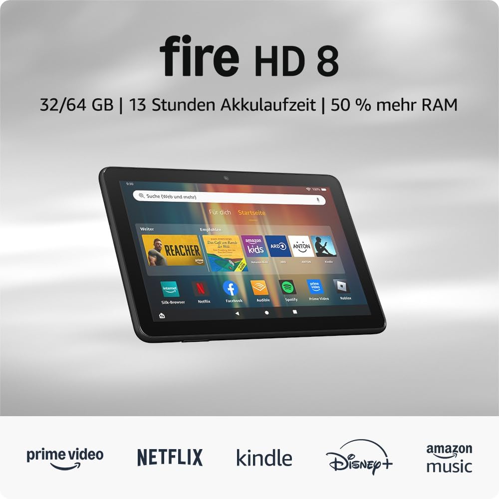 Amazon Fire HD 8-Tablet zum Hammerpreis – Jetzt 50% sparen!