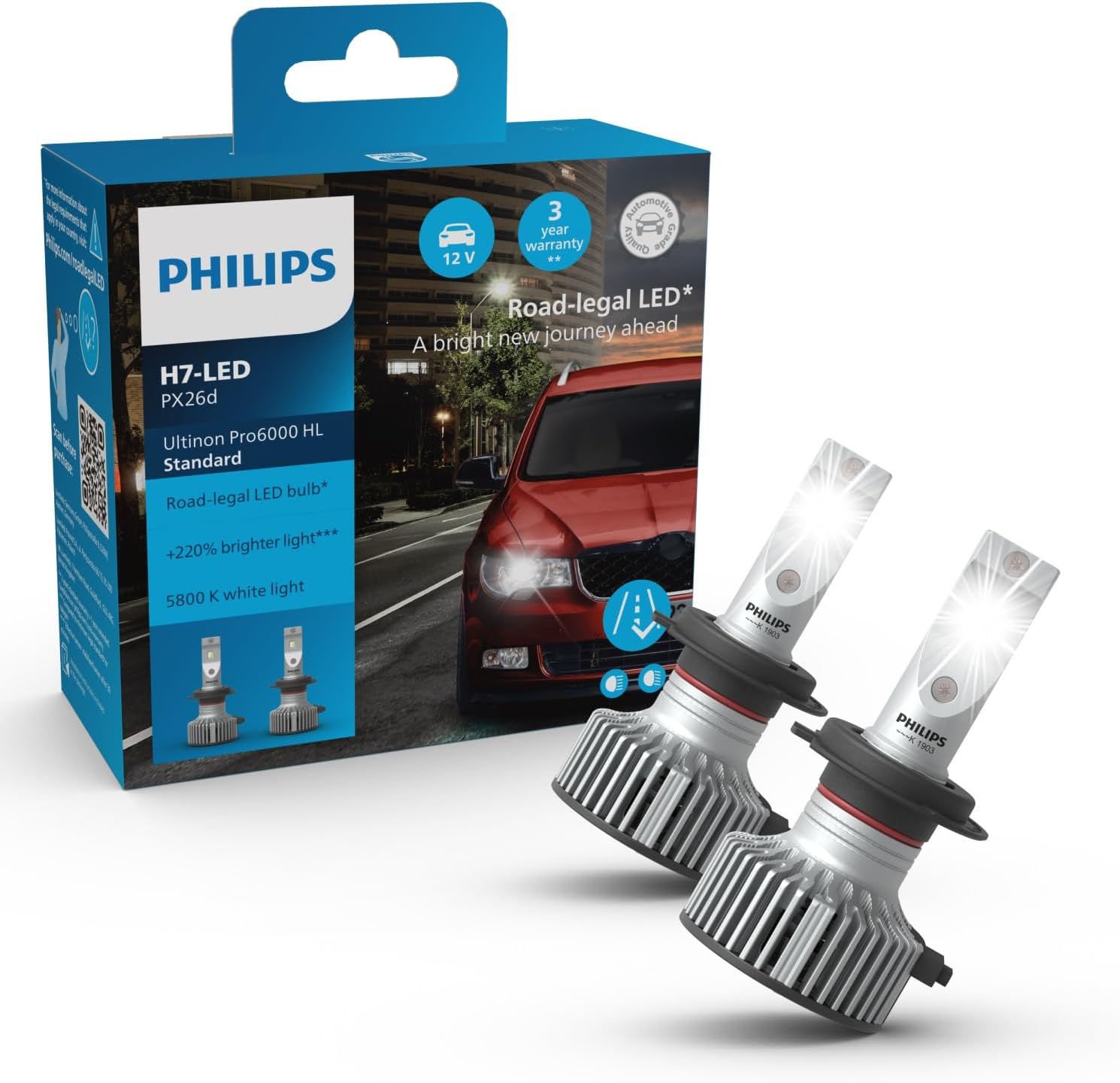 Philips Ultinon Pro6000 LED-Scheinwerferlampe jetzt günstig sichern