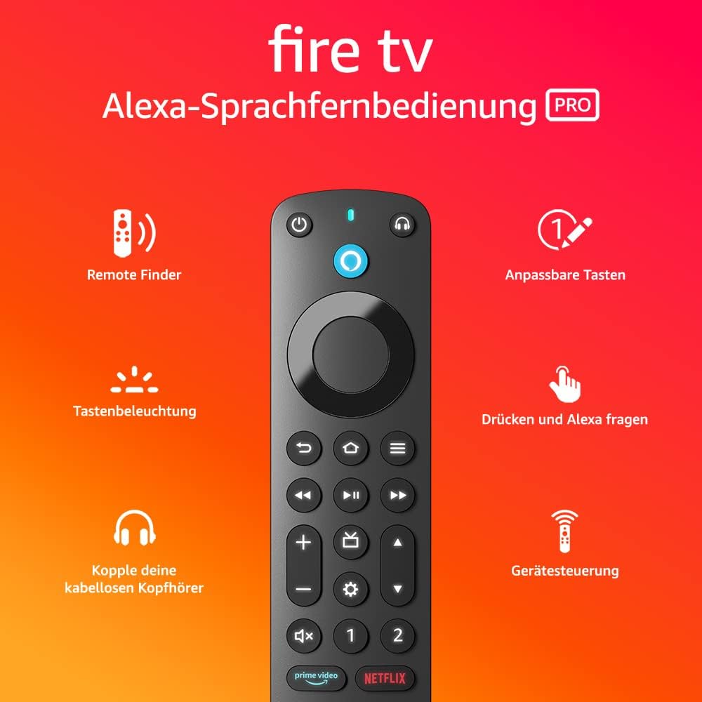 Amazon Fire TV Alexa-Sprachfernbedienung Pro zum Schnäppchenpreis