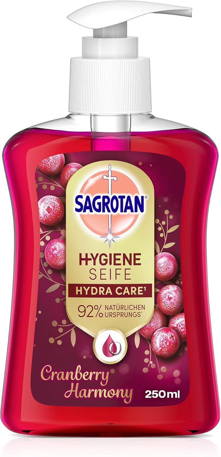 Sagrotan Handseife Cranberry im Mega-Deal – 6 Flaschen für nur 9,99€