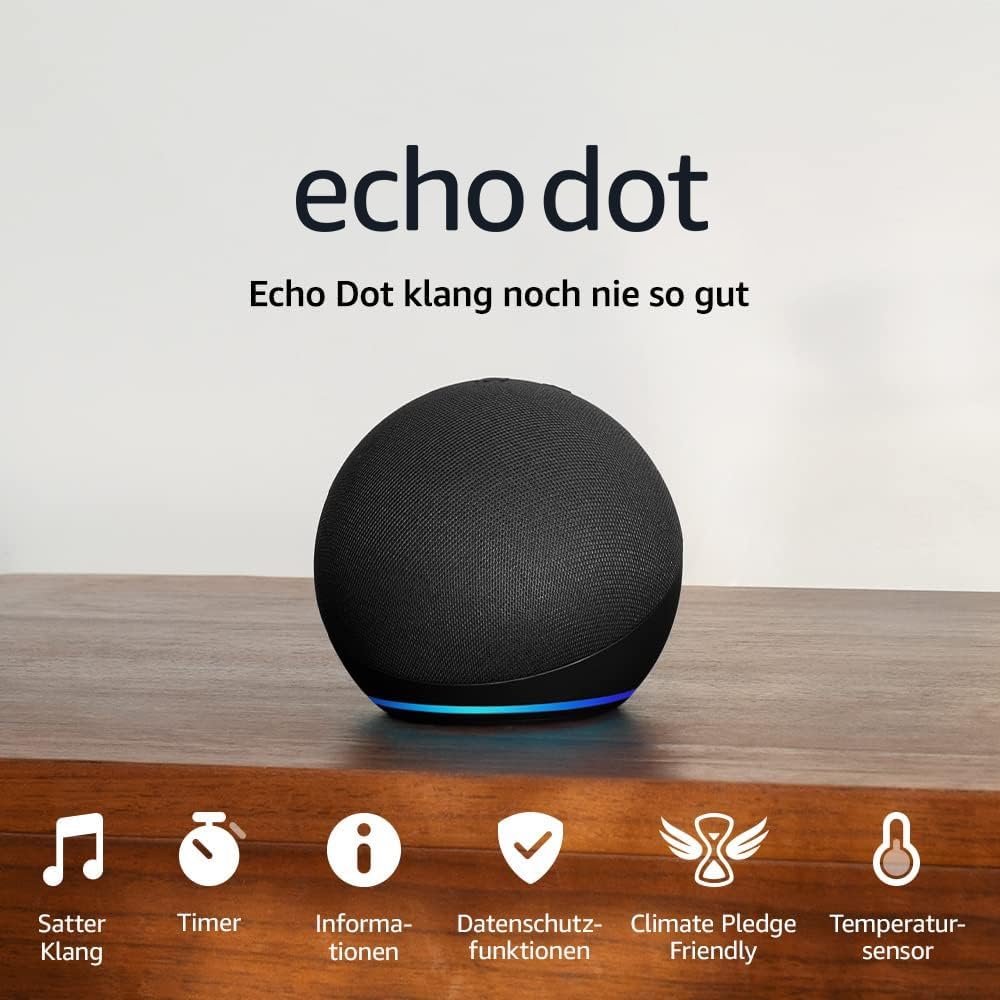 Echo Dot 5. Gen für nur 32,99€ – Mega Deal mit Top-Sound!