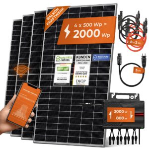 Balkonkraftwerk Deal: 2000W Power für unter 450€ – Jetzt sparen!