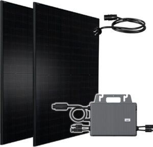 Balkonkraftwerk Deal: 1000W voll schwarz mit Tsun Wechselrichter – jetzt 20€ sparen!