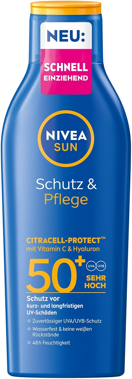 NIVEA SUN LSF 50+ Deal: Schnell einziehend & ohne weiße Rückstände