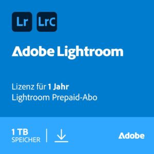 Adobe Lightroom CC Deal: 12 Monate inkl. 1 TB Cloud für nur 74,99 €