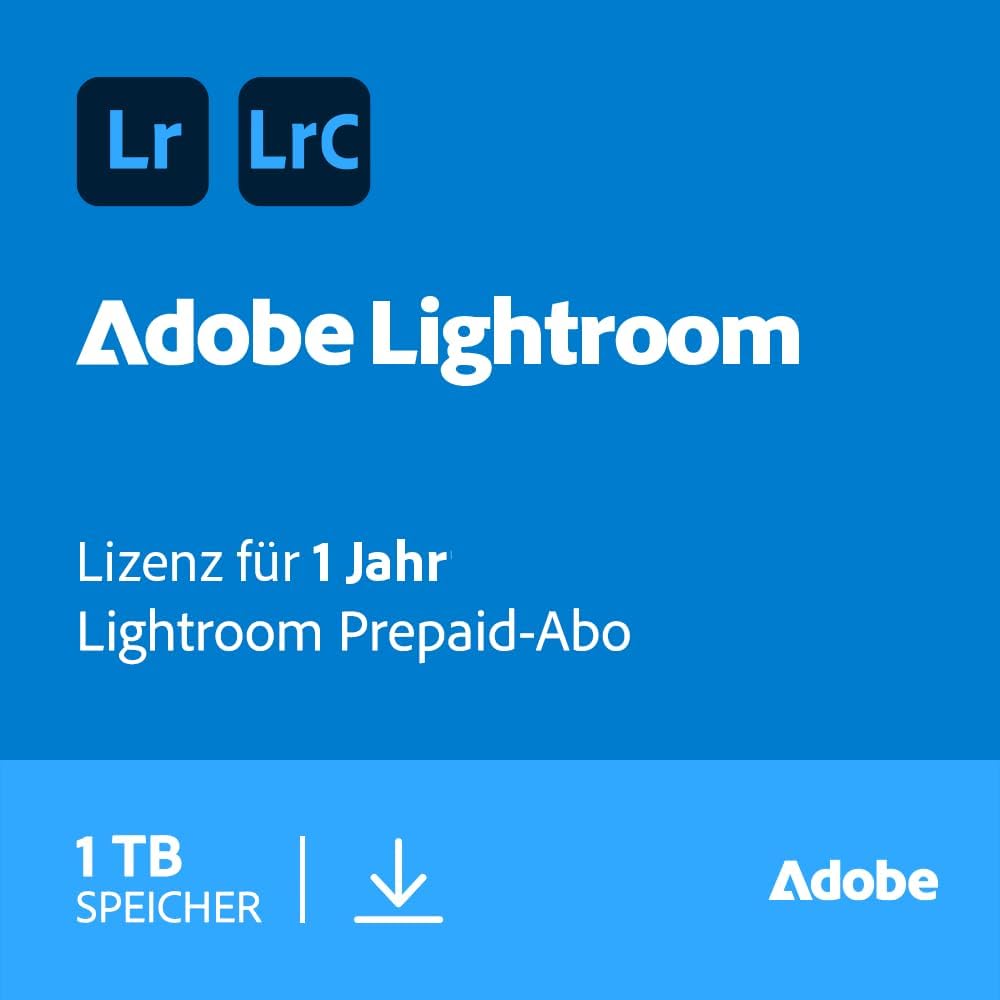 Adobe Lightroom CC Deal: 12 Monate inkl. 1 TB Cloud für nur 74,99 €