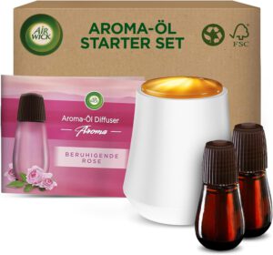 Air Wick Aroma-Öl Starter Set: Beruhigende Rose zum Schnäppchenpreis
