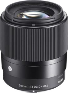 Sigma 30mm F1.4 DC DN Objektiv Deal – Jetzt 66€ sparen!
