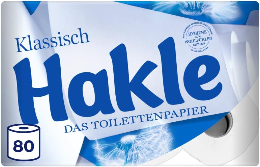 Hakle Toilettenpapier Deal: 80 Rollen zum Superpreis!