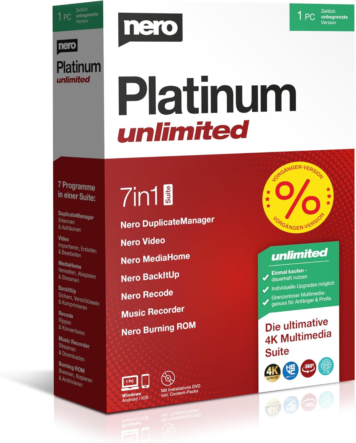 Nero Platinum Unlimited Box Deal – Jetzt Multimedia-Suite für nur 29,95 € sichern!