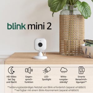 Blink Mini 2 Kameras im Mega-Deal – 2 Stück für nur 34,99 €!