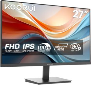 Prime Deal: KOORUI 27″ Monitor für nur 89,99 € – Jetzt sparen!