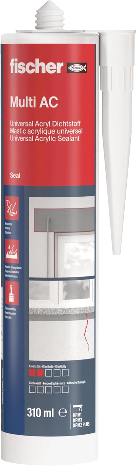Fischer Acryldichtstoff Multi AC: Jetzt für nur 3,29€ statt 7,28€ sichern!