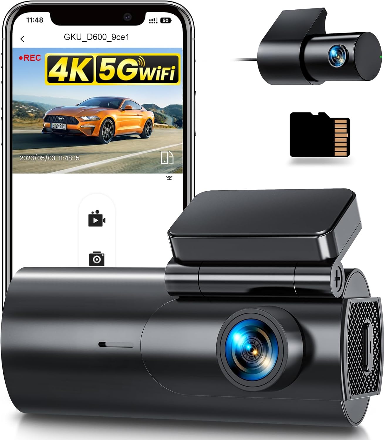 GKU D600 4K Dual Dashcam Deal – Jetzt für nur 59,83€ sichern!