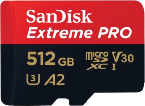 SanDisk Extreme PRO 512 GB microSDXC Speicherkarte zum Hammerpreis