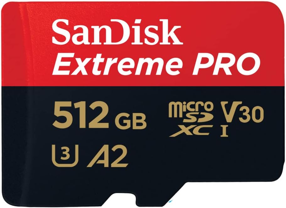 SanDisk Extreme PRO 512 GB microSDXC Speicherkarte zum Hammerpreis