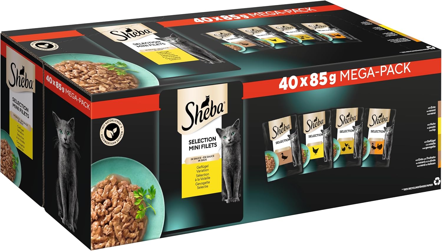 Sheba Katzenfutter Deal: Jetzt 34% sparen und deine Katze verwöhnen