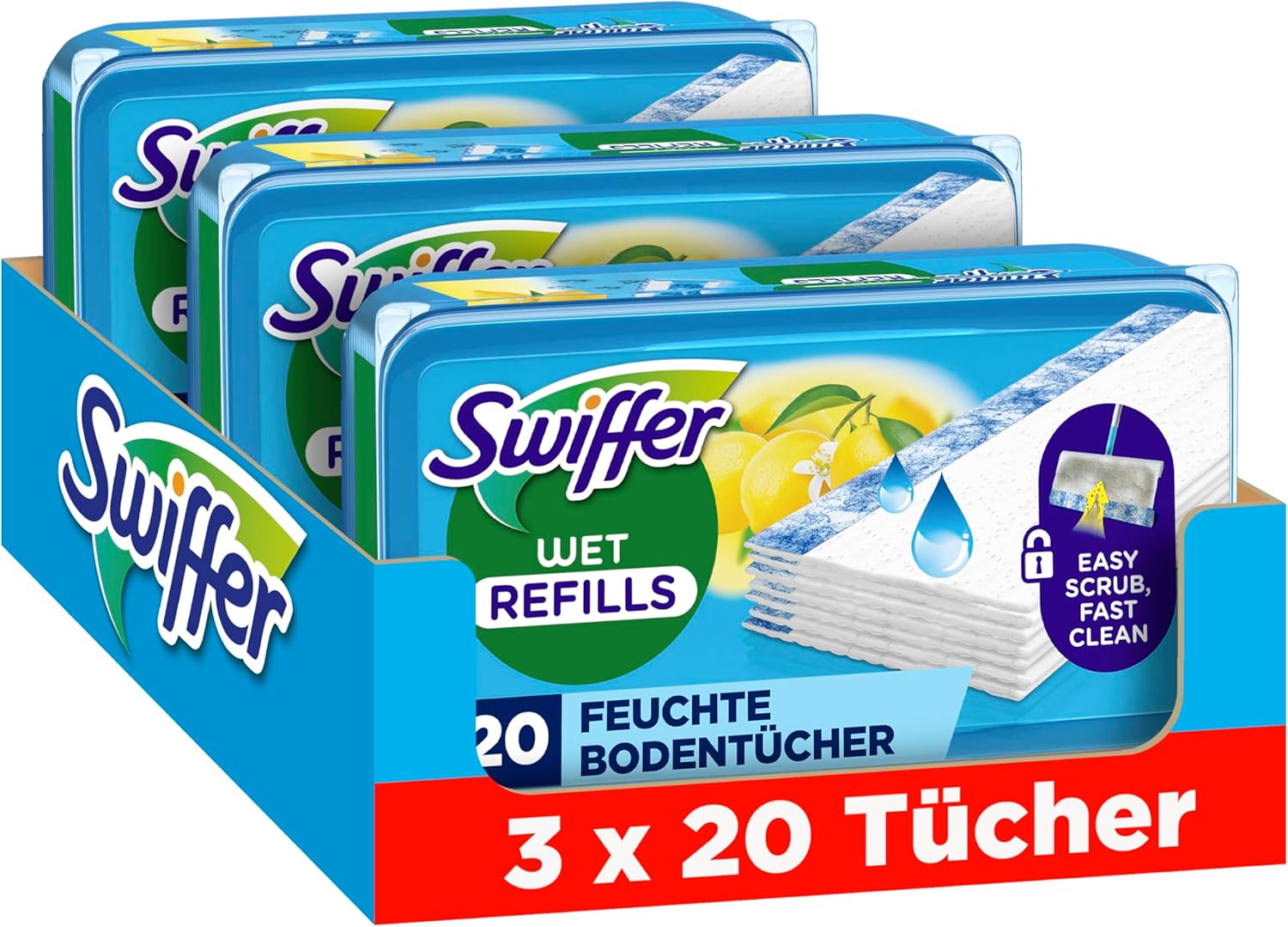 Swiffer Bodentücher Deal: Citrusfrische zum Spitzenpreis!