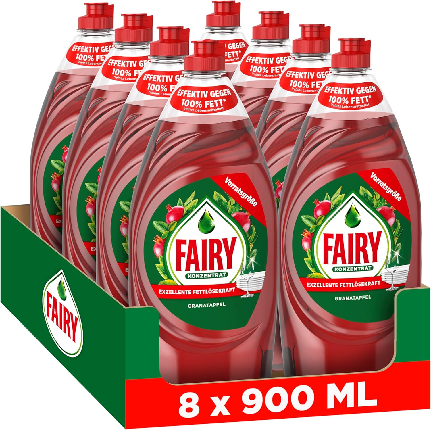Fairy Spülmittel Deal: 8x900ml Granatapfel für nur 5,48€